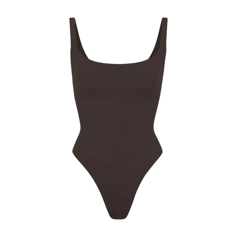 FITS EVERYBODY SQUARE NECK BODYSUIT | ESPRESSO sold by SKIMS