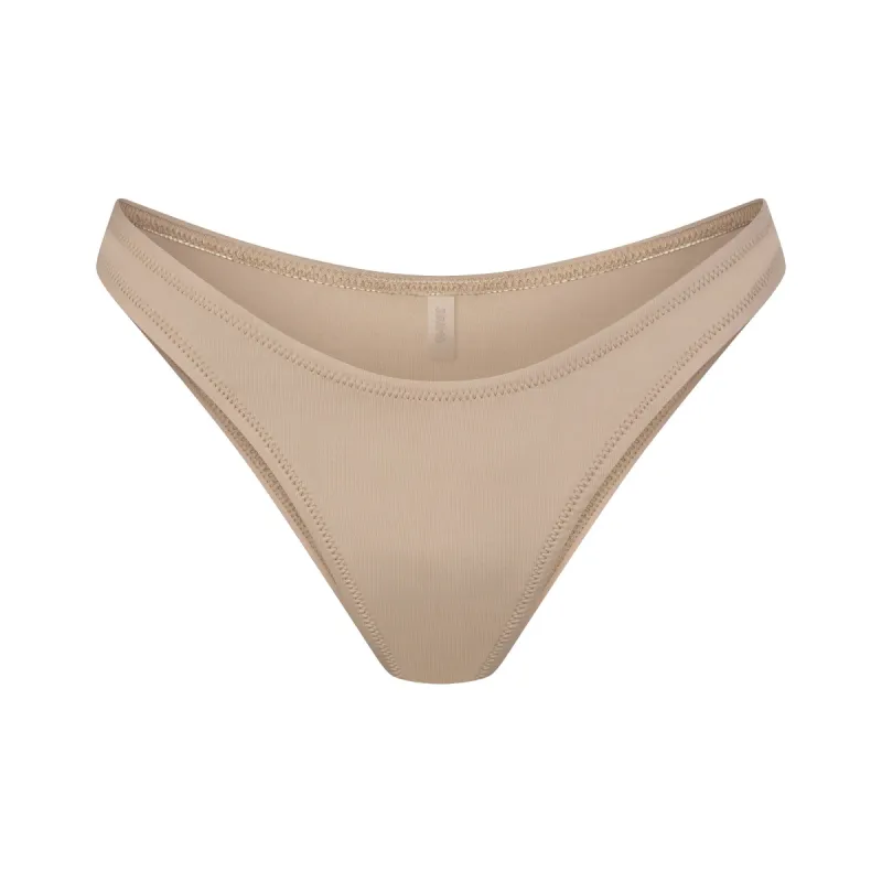 SIGNATURE SWIM CHEEKY TANGA BOTTOM | DESERT sold by SKIMS