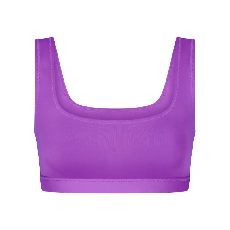 SIGNATURE SWIM TANK BIKINI TOP | VIOLET sold by SKIMS