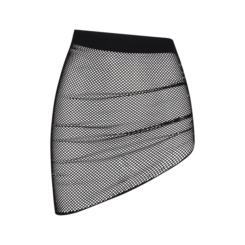 WARP KNIT COVER UP RUCHED SARONG | ONYX sold by SKIMS