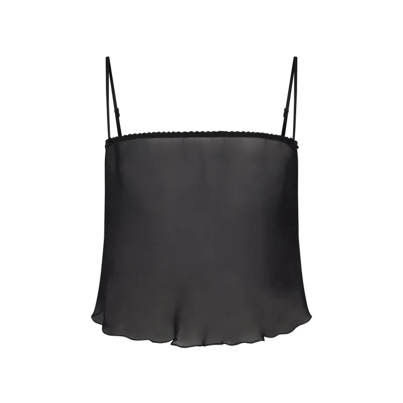 SKIMS ROMANCE SUPER CROPPED CAMI | ONYX sold by SKIMS
