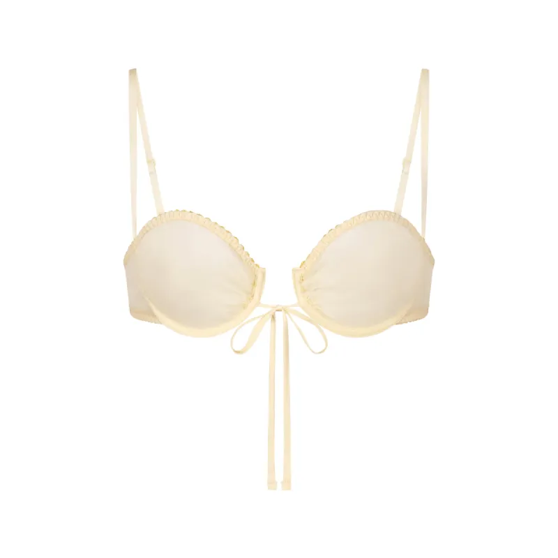 SKIMS ROMANCE BALCONETTE BRA | BUTTER sold by SKIMS