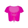 SUMMER MESH SUPER CROPPED TOP | FUCHSIA sold by SKIMS