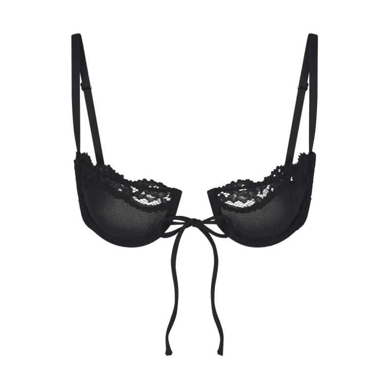 SUMMER MESH LACE BALCONETTE BRA | ONYX sold by SKIMS