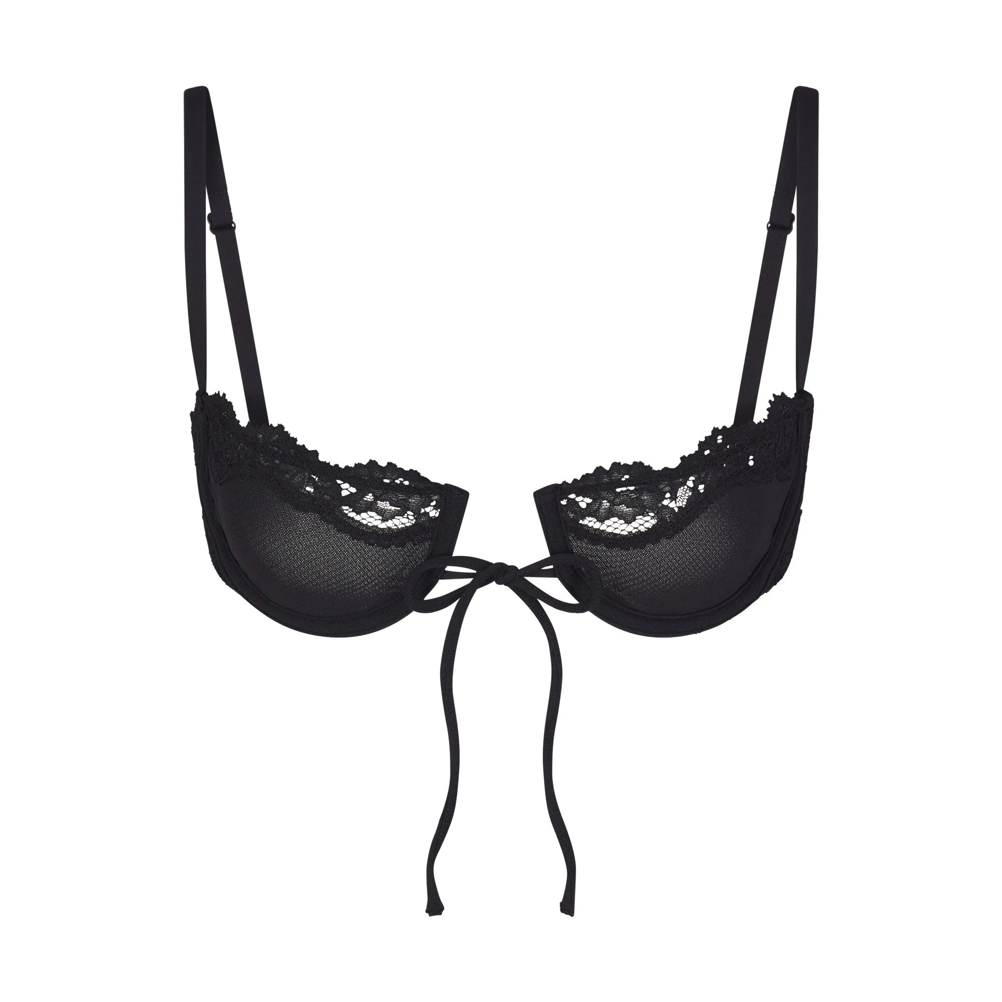 SUMMER MESH LACE BALCONETTE BRA | ONYX sold by SKIMS