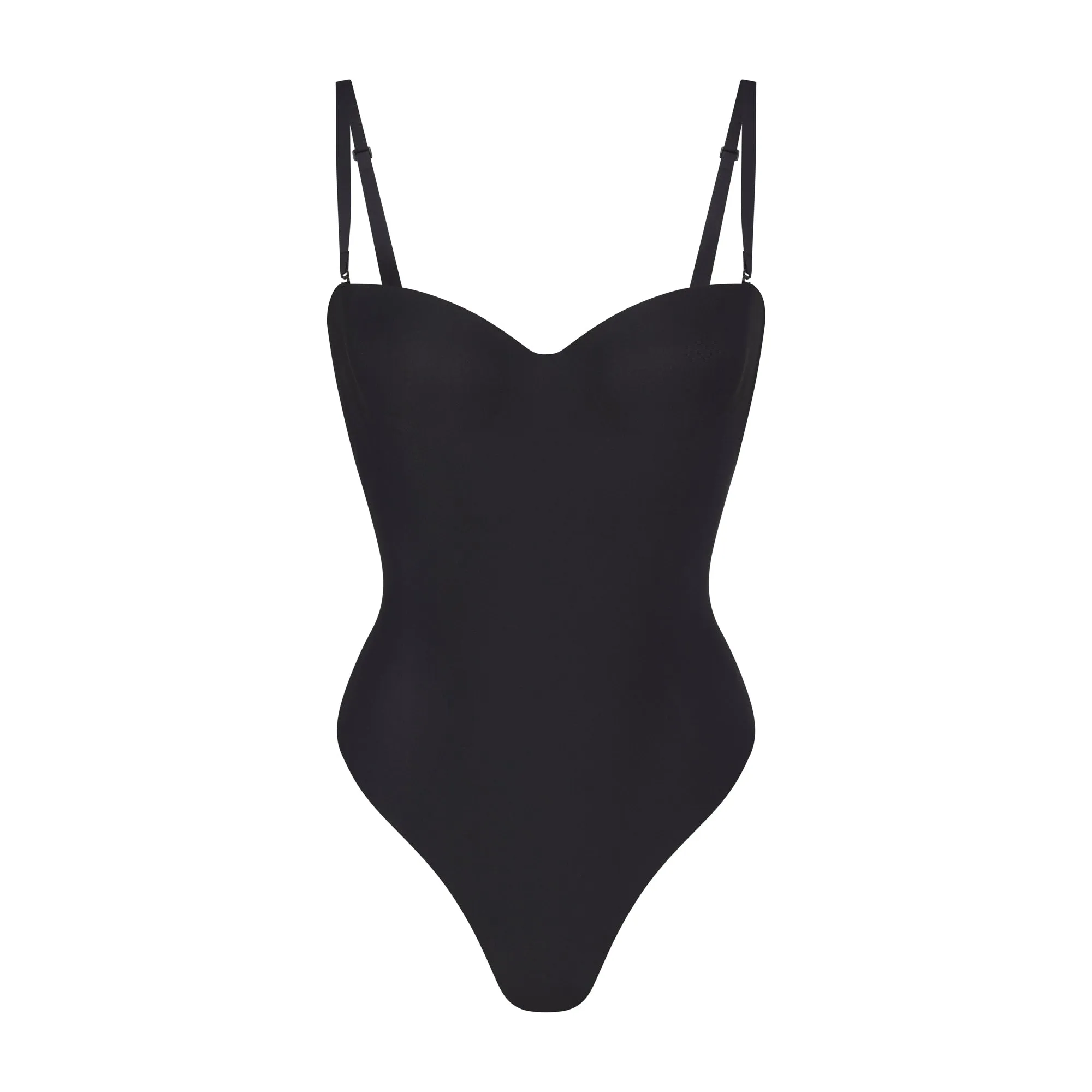SKIMS BODY UNDERWIRE THONG BODYSUIT | ONYX sold by SKIMS