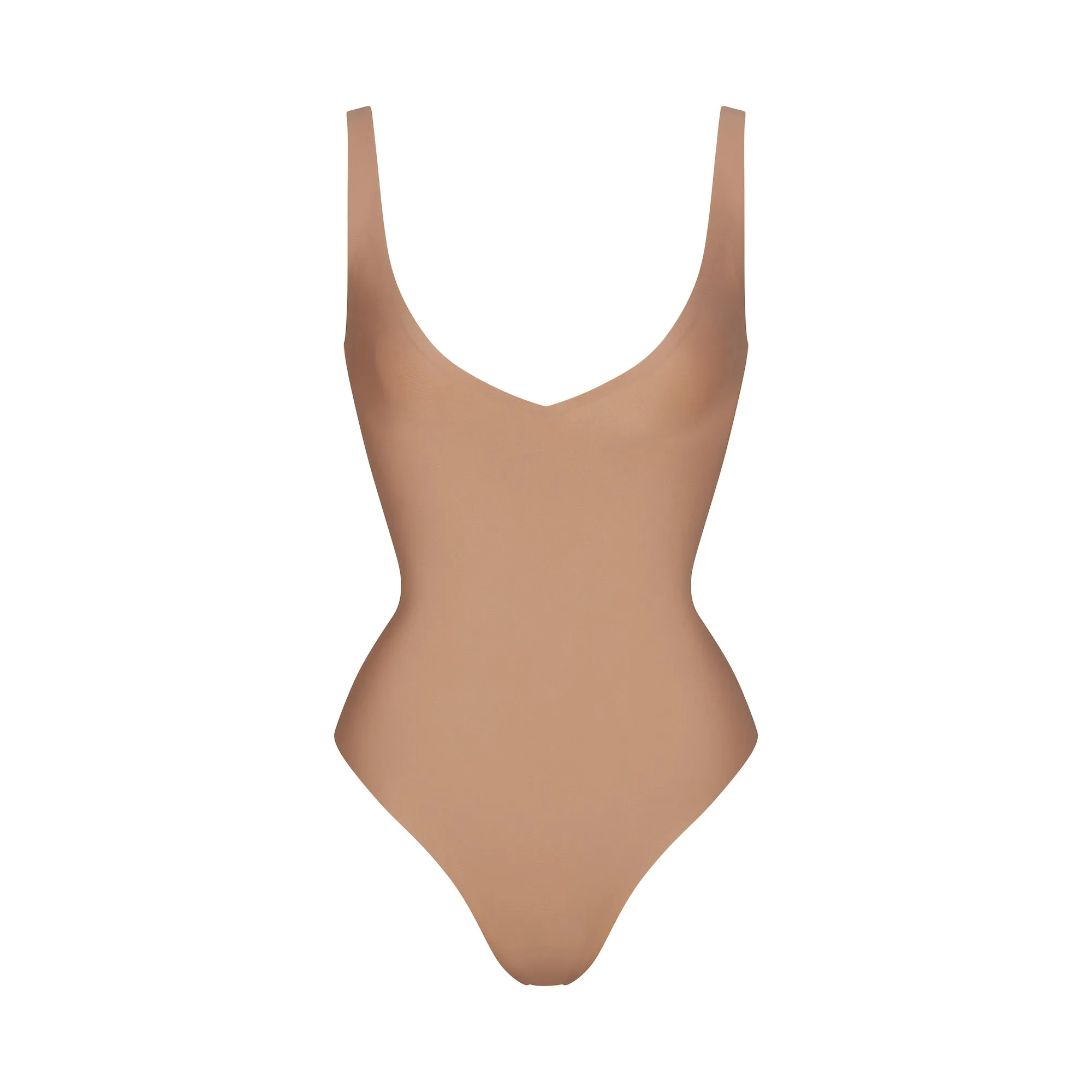 SKIMS BODY UNLINED PLUNGE THONG BODYSUIT | SIENNA sold by SKIMS