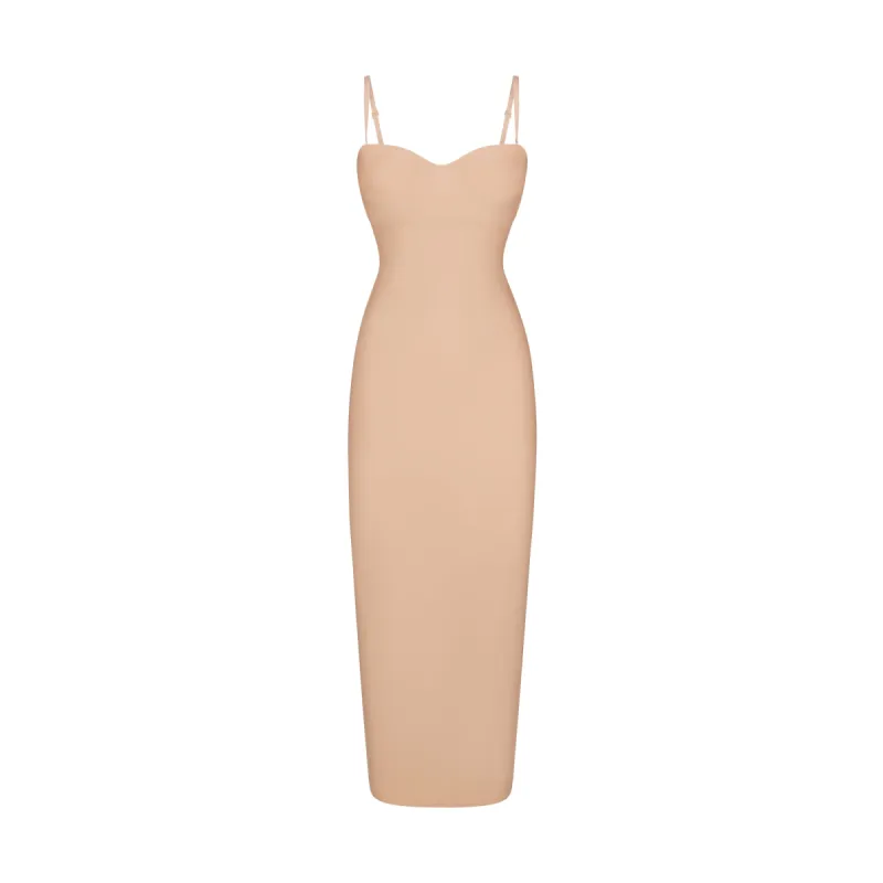 SKIMS BODY UNDERWIRE LONG DRESS | CLAY sold by SKIMS