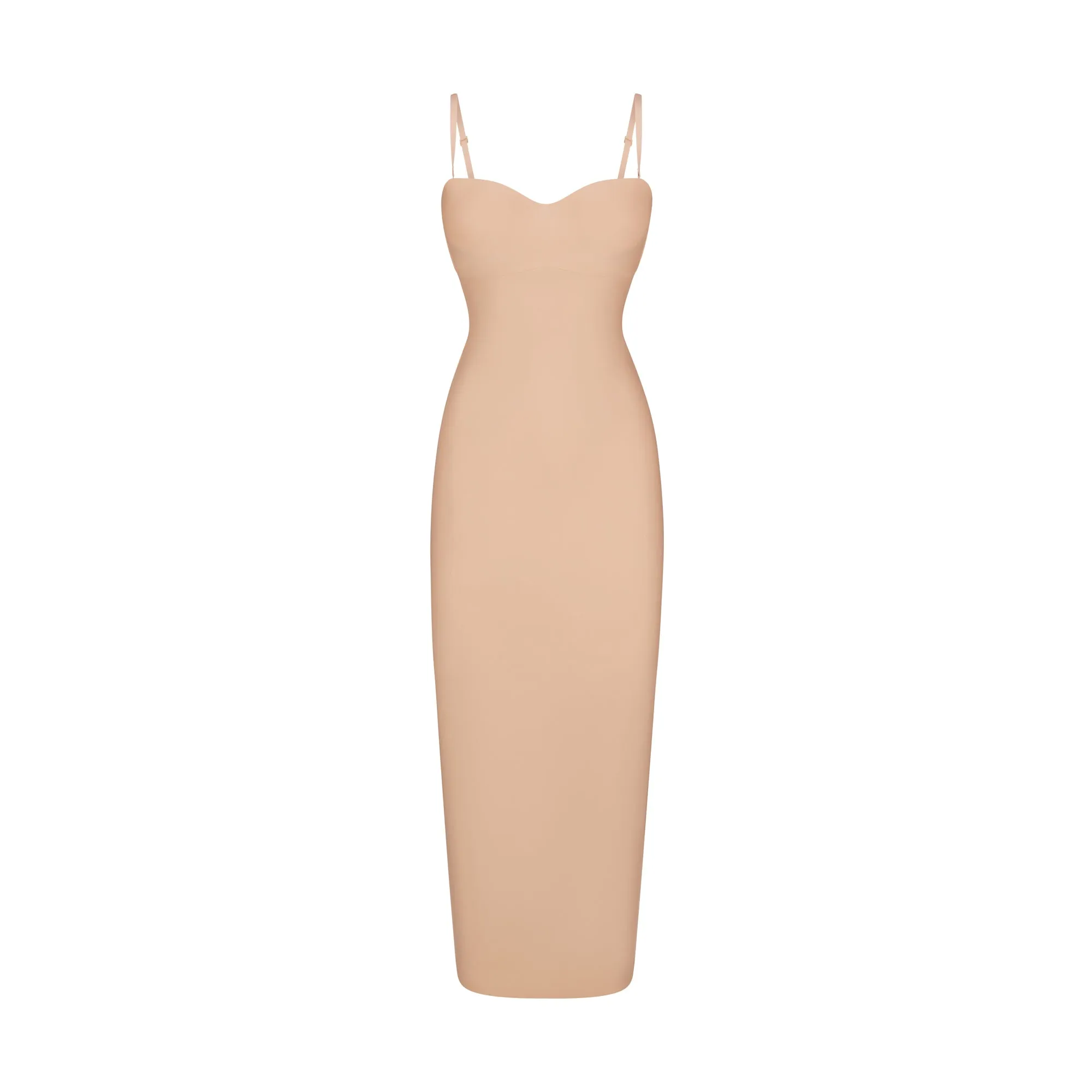 SKIMS BODY UNDERWIRE LONG DRESS | CLAY sold by SKIMS