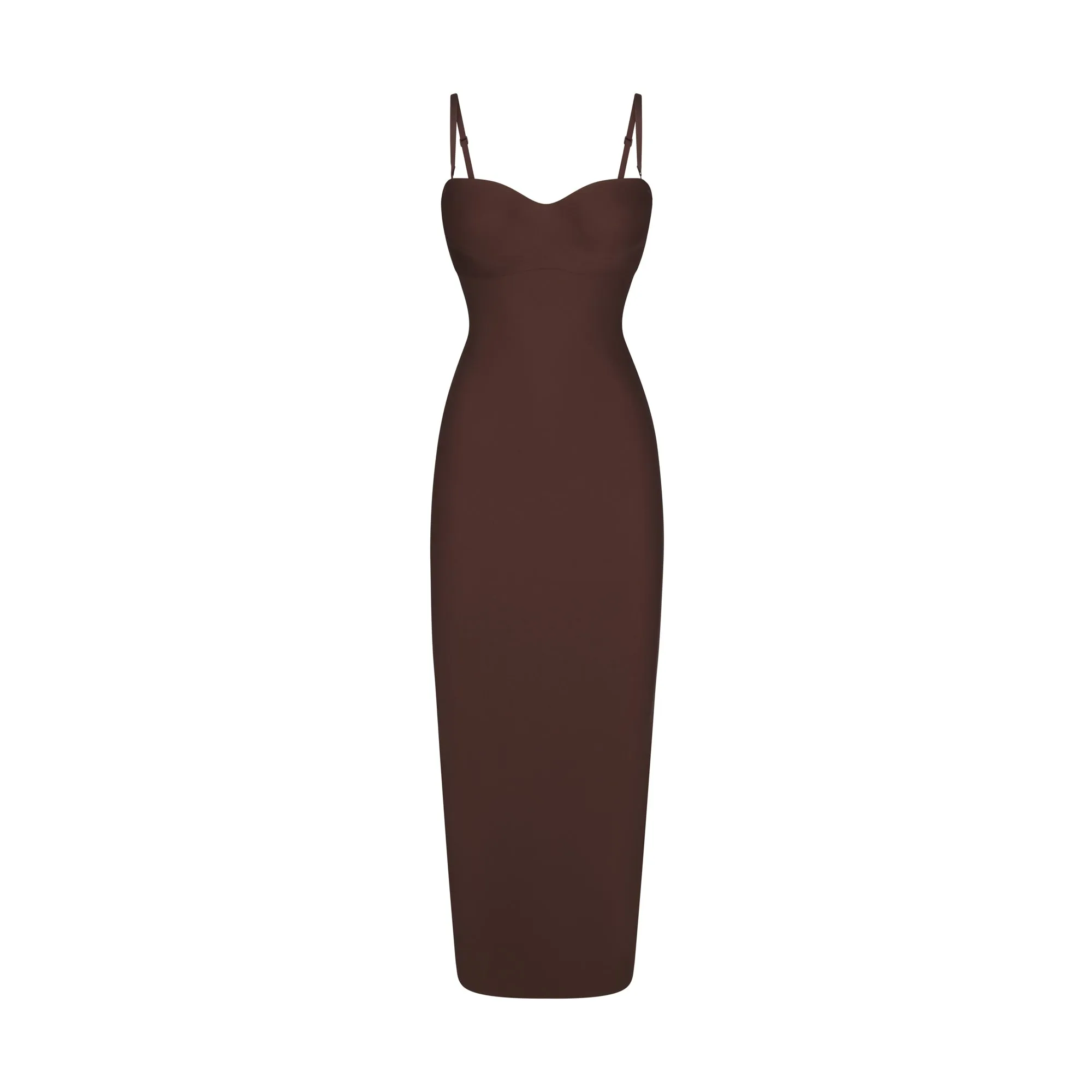 SKIMS BODY UNDERWIRE LONG DRESS | COCOA sold by SKIMS