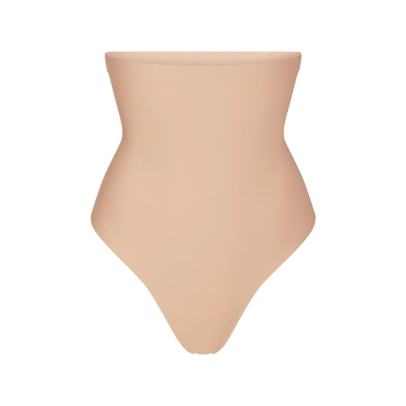 SKIMS BODY HIGH-WAISTED THONG | CLAY sold by SKIMS