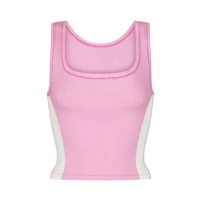 COTTON RIB TANK | BUBBLE GUM MULTI sold by SKIMS