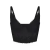 SKIMS LACE LINED DEMI CORSET | ONYX sold by SKIMS