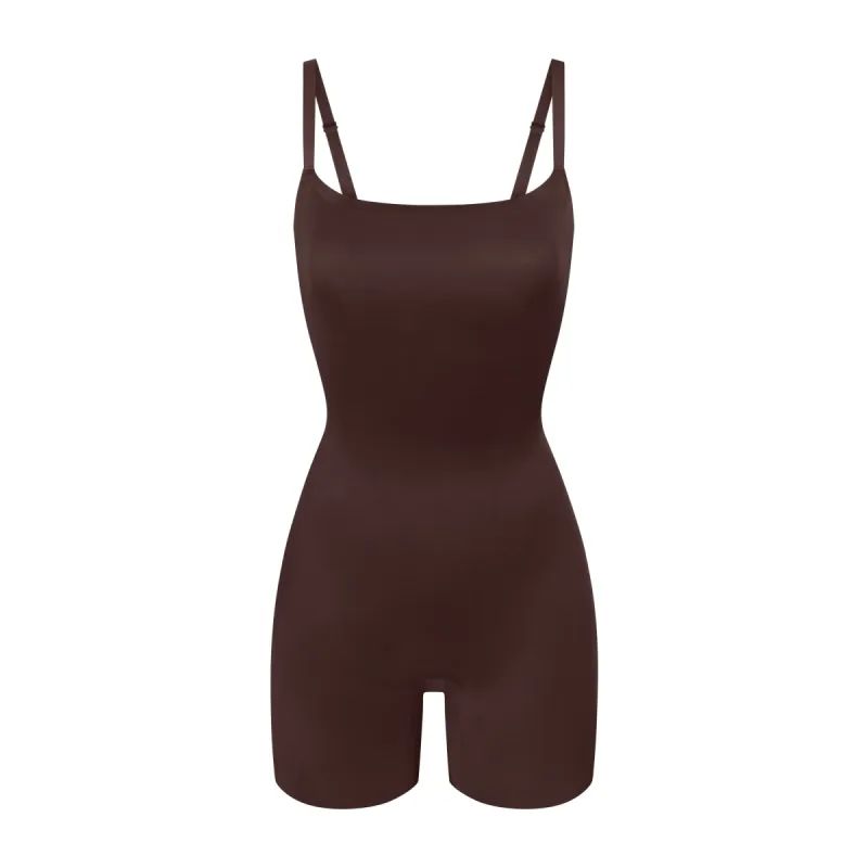 SIMPLY BARE LOW BACK MID THIGH BODYSUIT | COCOA made by SKIMS
