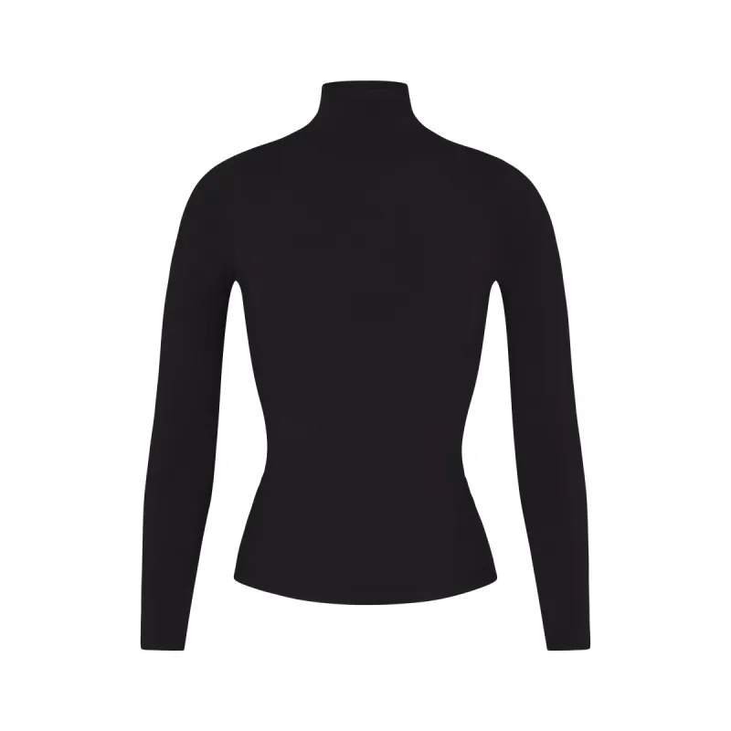 COTTON JERSEY LONG SLEEVE TURTLENECK | SOOT sold by SKIMS