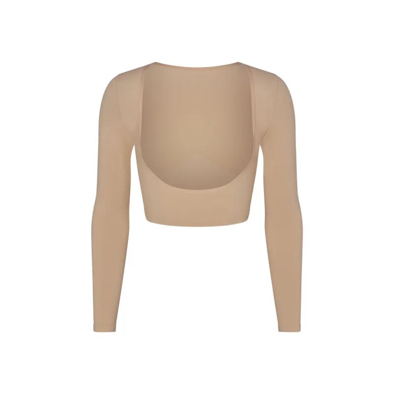 SEAMLESS SCULPT OPEN BUST ARM SHAPER | CLAY sold by SKIMS