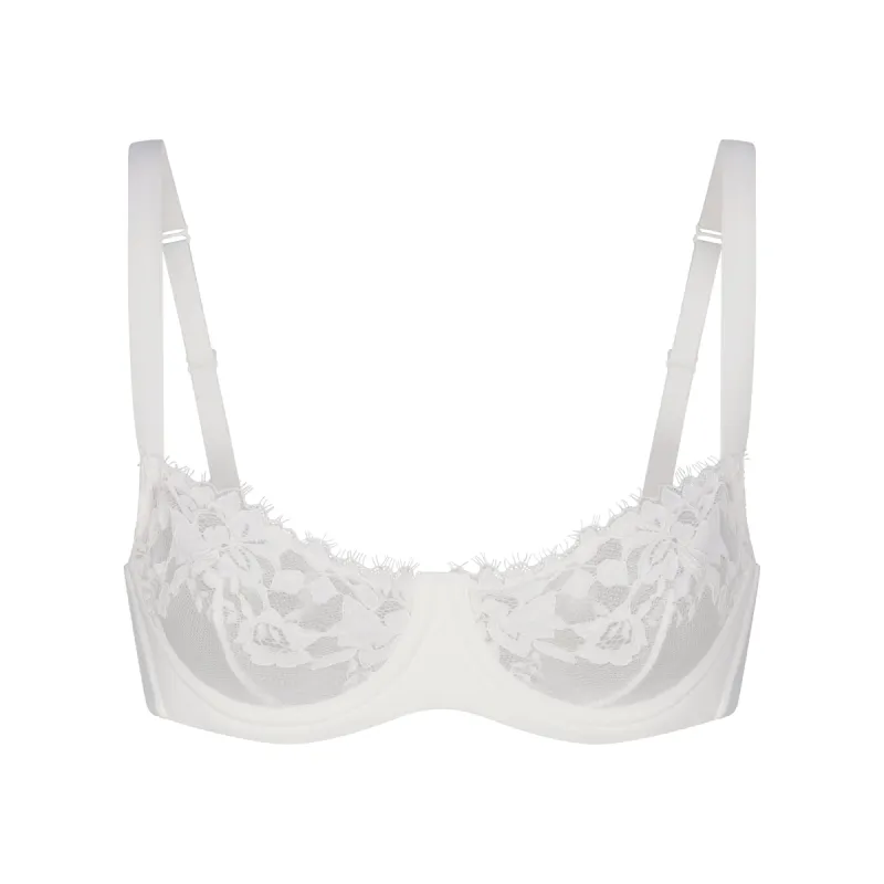 SKIMS LACE UNLINED BALCONETTE BRA | MARBLE sold by SKIMS