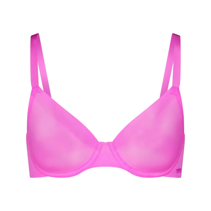 NO SHOW UNLINED DEMI BRA | PINK sold by SKIMS