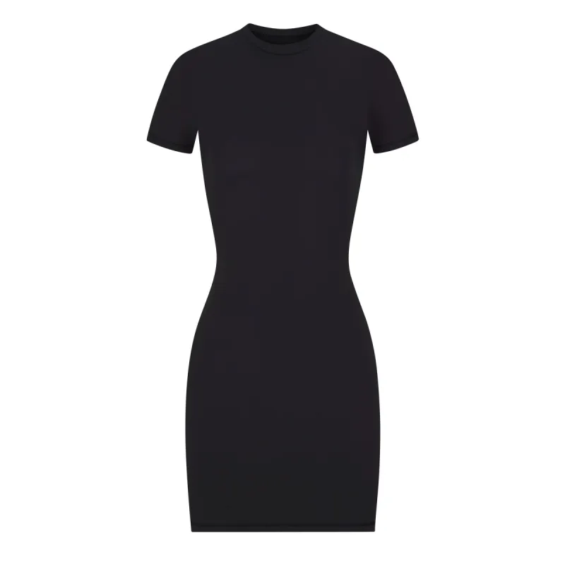 FITS EVERYBODY T-SHIRT MINI DRESS | ONYX sold by SKIMS