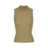 FITS EVERYBODY MOCK NECK TANK | KHAKI sold by SKIMS