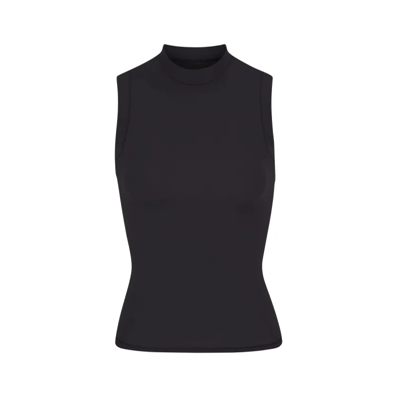 FITS EVERYBODY MOCK NECK TANK | ONYX sold by SKIMS