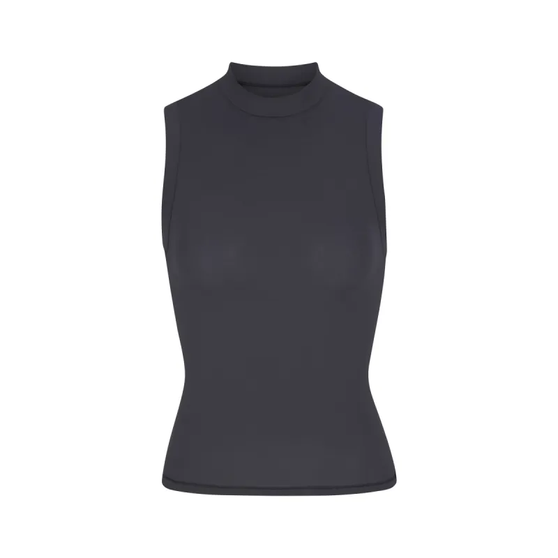 FITS EVERYBODY MOCK NECK TANK | GRAPHITE sold by SKIMS