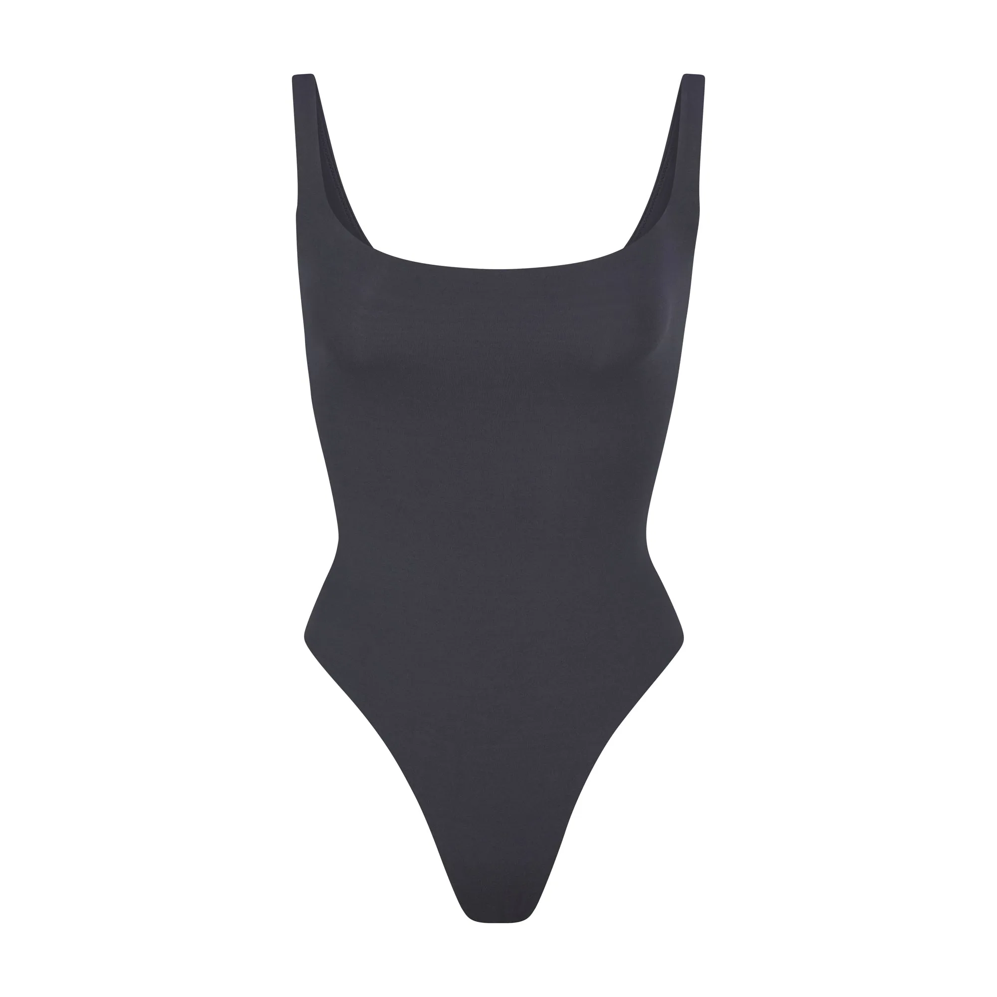 FITS EVERYBODY SQUARE NECK BODYSUIT | GRAPHITE sold by SKIMS