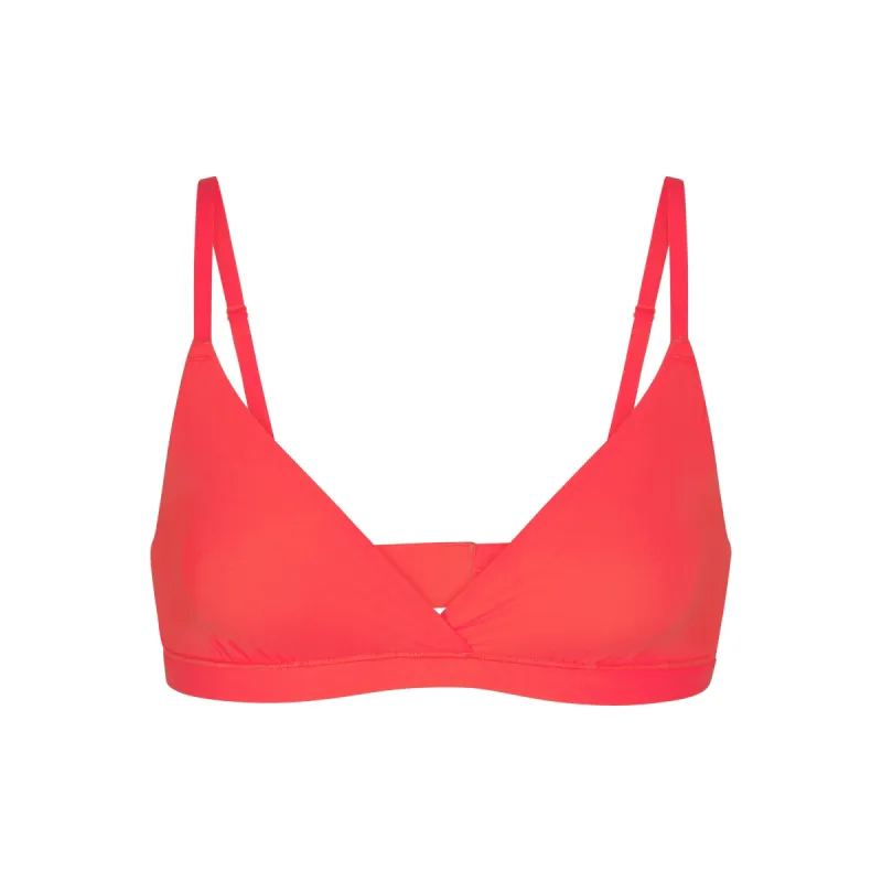 FITS EVERYBODY CROSSOVER BRALETTE | POPPY sold by SKIMS
