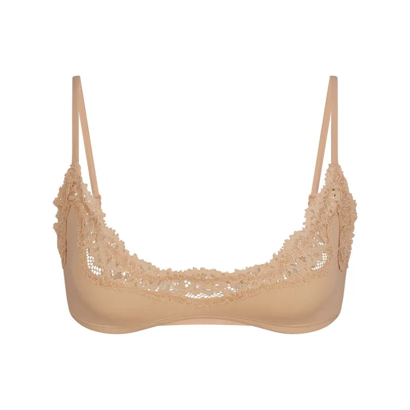 FITS EVERYBODY LACE SCOOP BRALETTE | CLAY sold by SKIMS