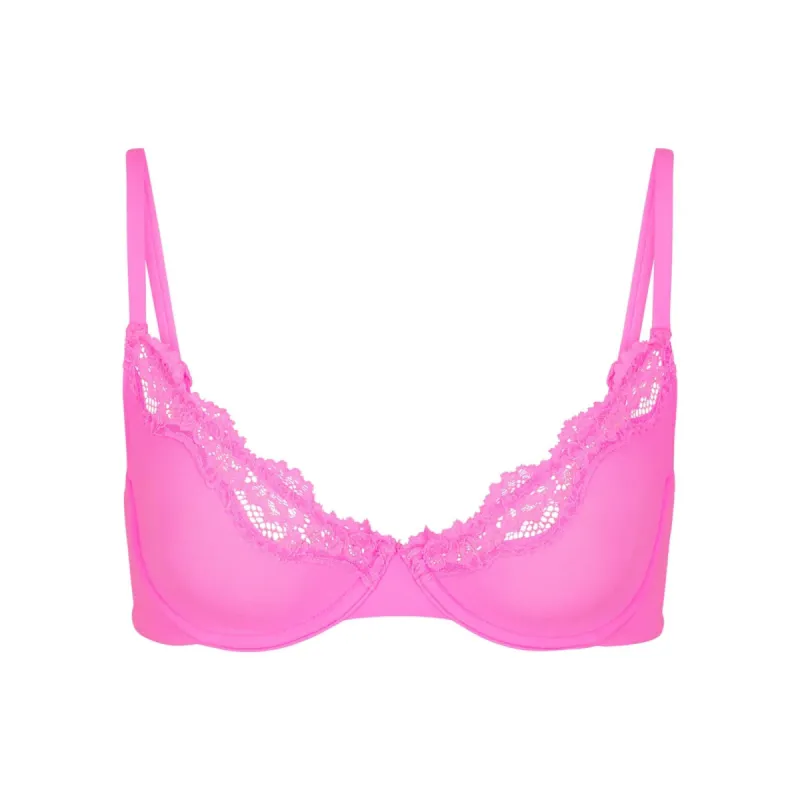 FITS EVERYBODY LACE UNLINED SCOOP BRA | TAFFY sold by SKIMS