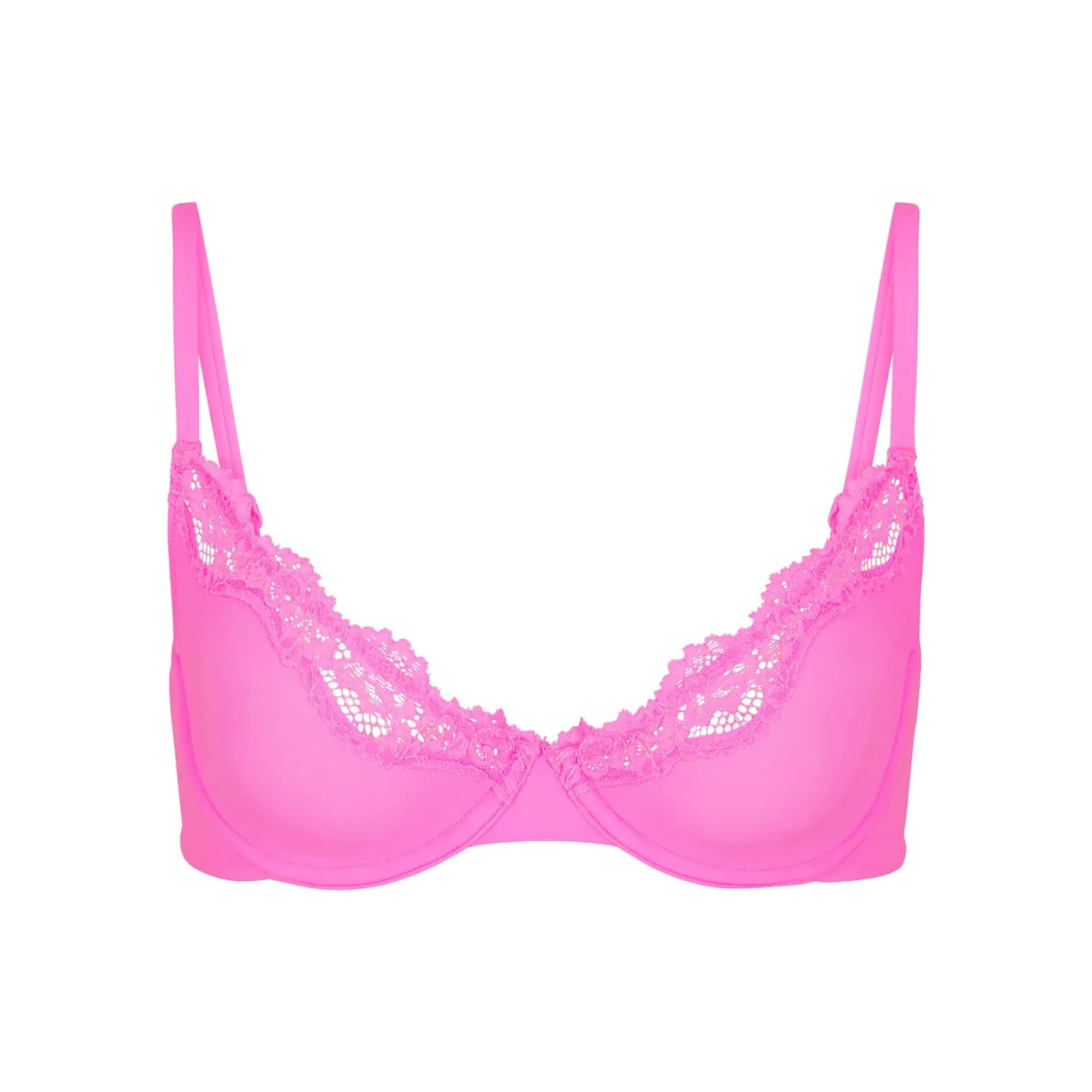FITS EVERYBODY LACE UNLINED SCOOP BRA | TAFFY sold by SKIMS