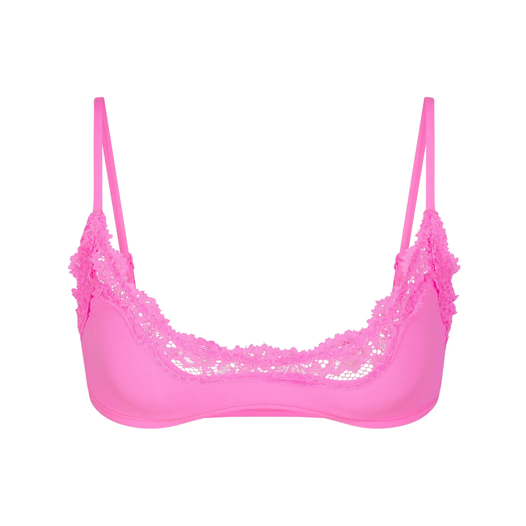 FITS EVERYBODY LACE SCOOP BRALETTE | TAFFY sold by SKIMS