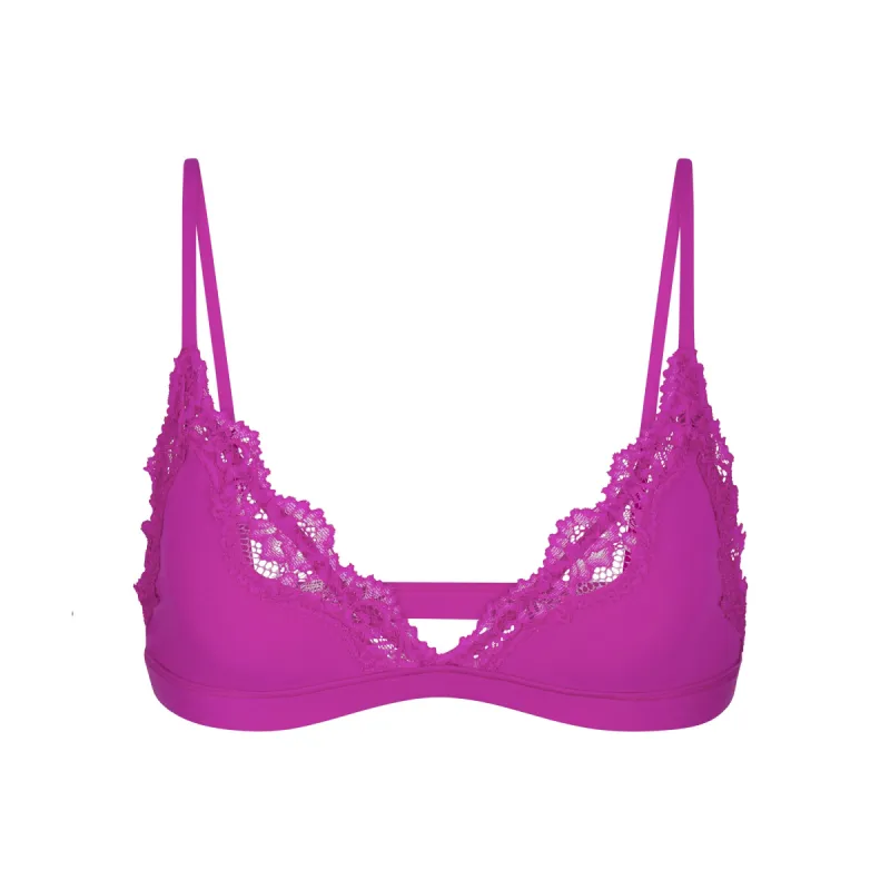 FITS EVERYBODY LACE TRIANGLE BRALETTE | LOLLIPOP sold by SKIMS