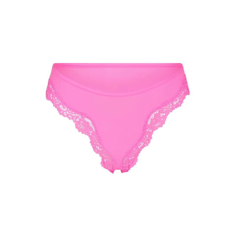 FITS EVERYBODY LACE TANGA | TAFFY sold by SKIMS