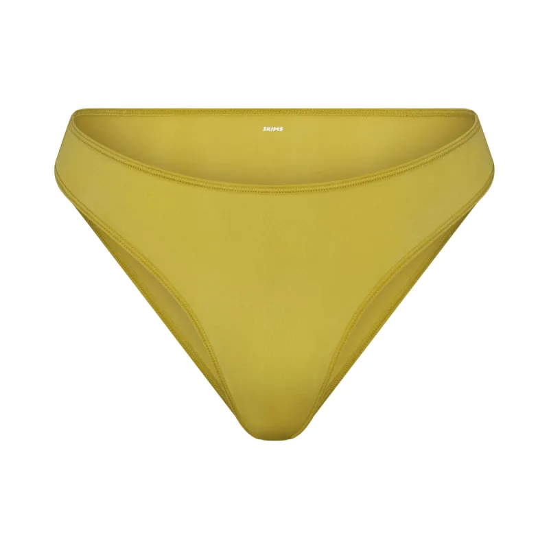 JELLY SHEER HIGH CUT BIKINI | CHARTREUSE sold by SKIMS