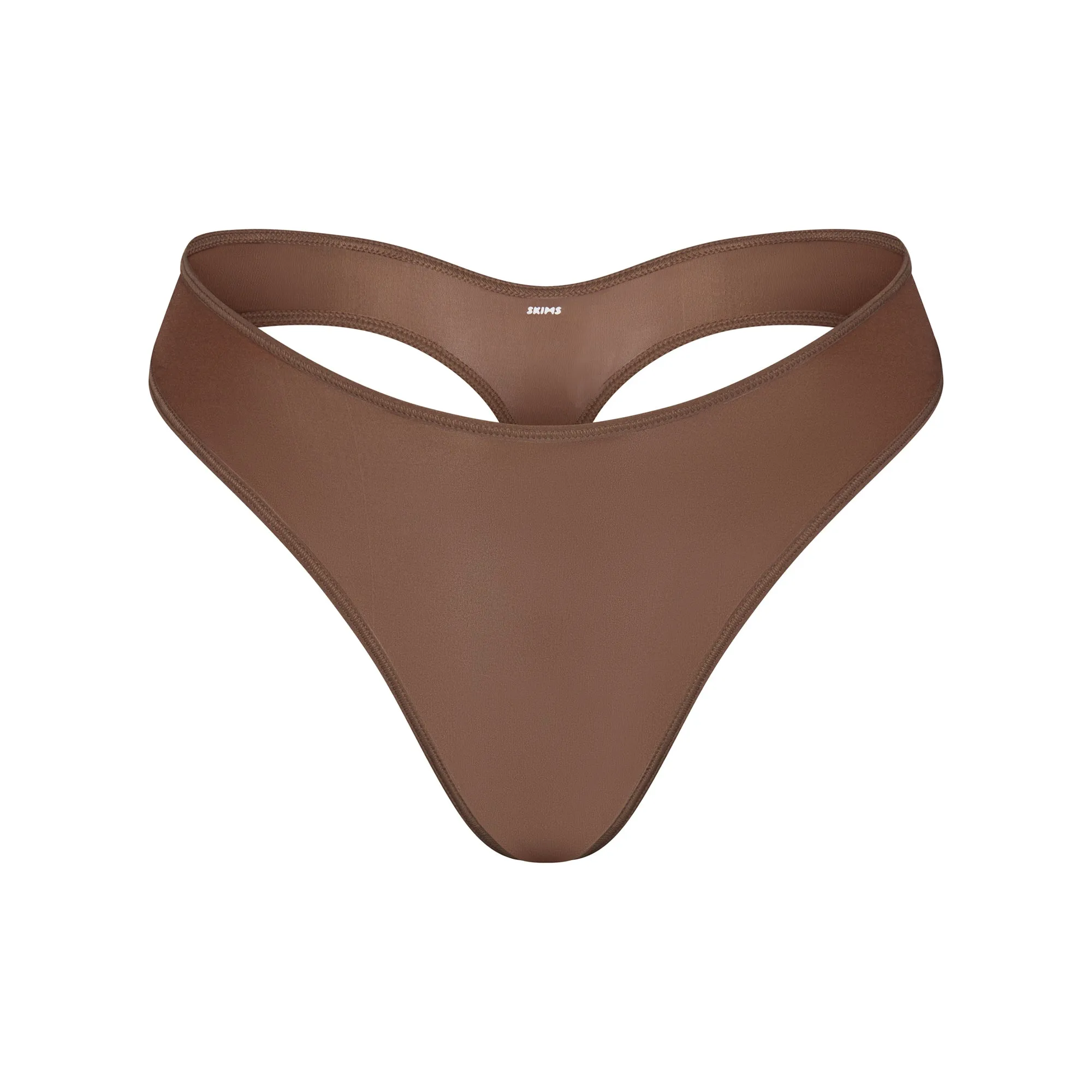 JELLY SHEER DIPPED THONG | OXIDE sold by SKIMS