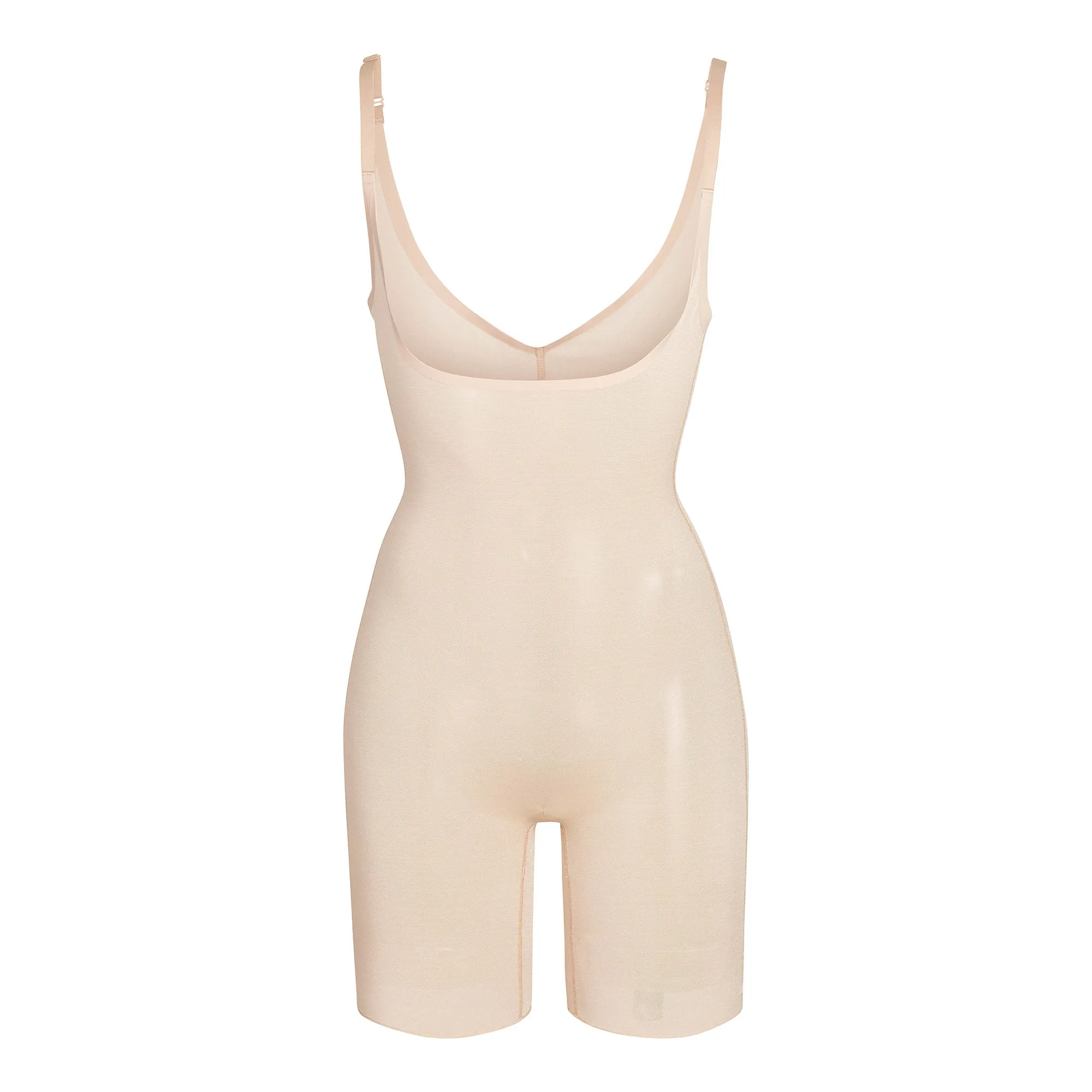 SHEER SCULPT OPEN BUST BODYSUIT | CLAY sold by SKIMS