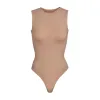 ESSENTIAL CREW NECK SLEEVELESS BODYSUIT | TIGERS EYE sold by SKIMS