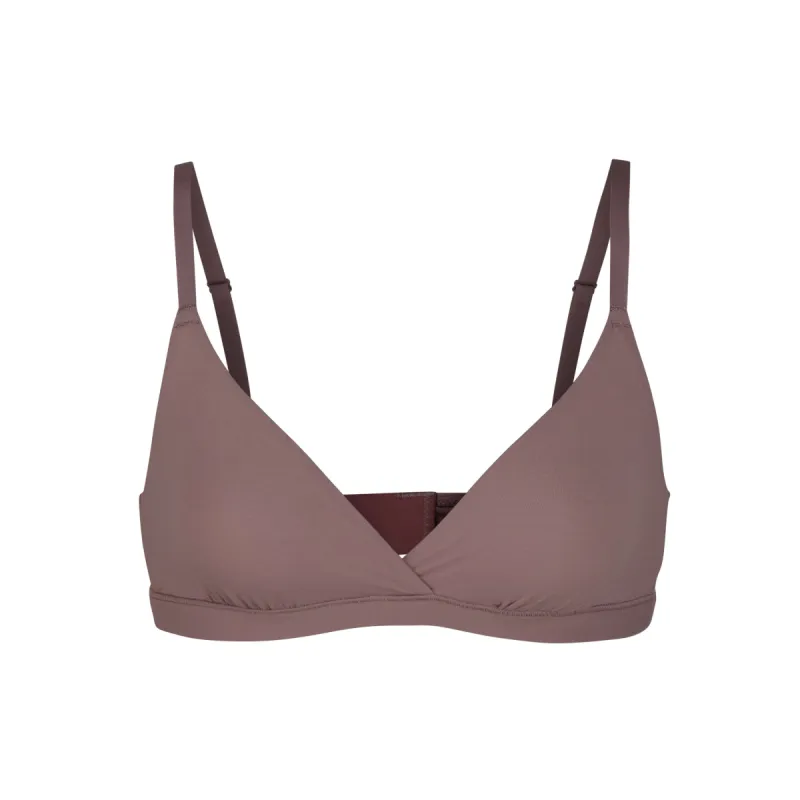 FITS EVERYBODY CROSSOVER BRALETTE | UMBER sold by SKIMS