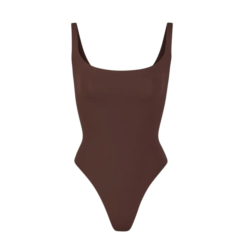 FITS EVERYBODY SQUARE NECK BODYSUIT | COCOA sold by SKIMS