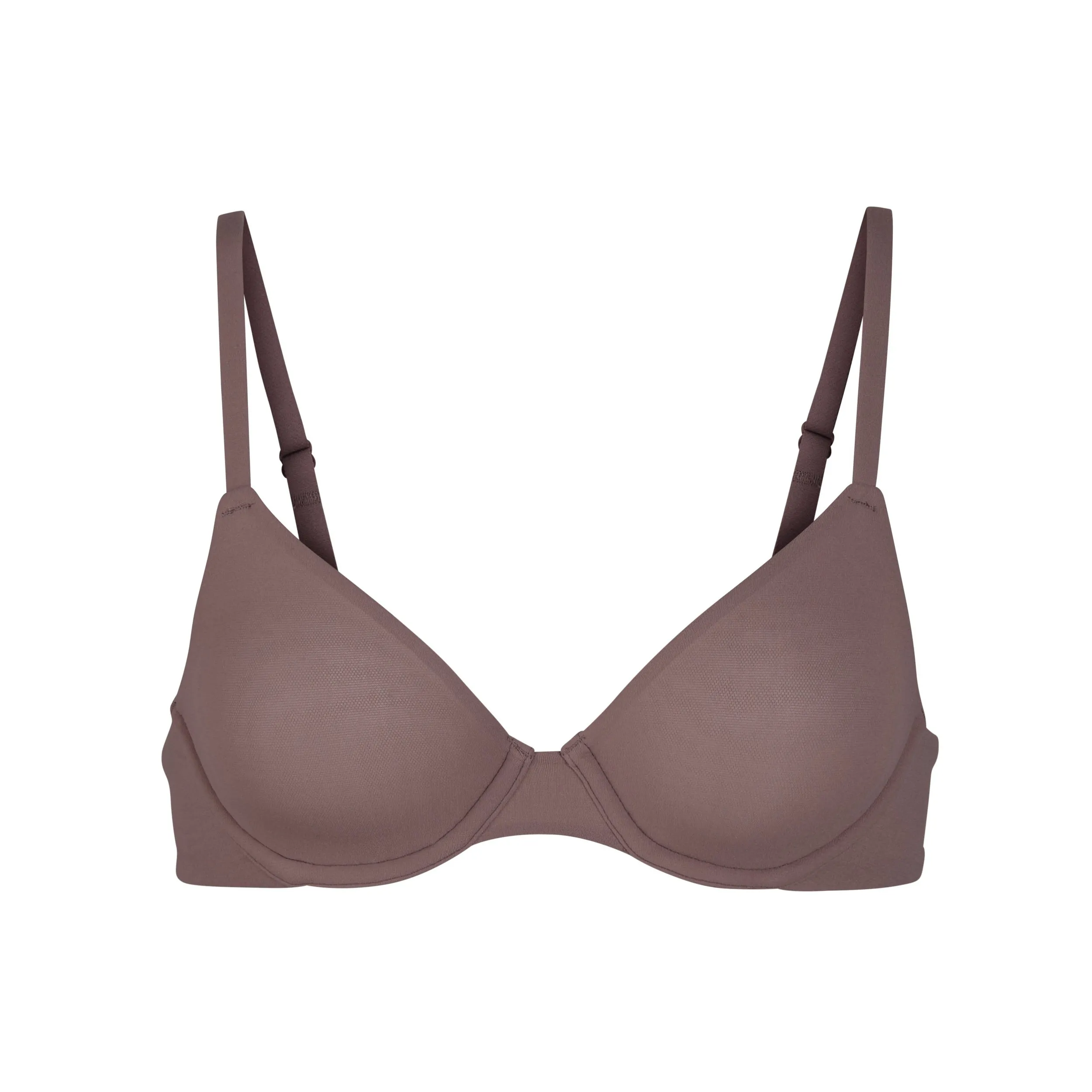 FITS EVERYBODY UNLINED UNDERWIRE BRA | UMBER sold by SKIMS