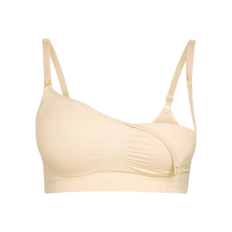 MATERNITY NURSING SCULPTING BRA | SAND sold by SKIMS