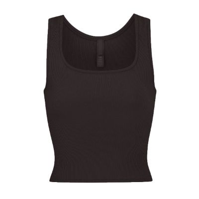 SKIMS Tank Top | Black | Large | Soft Lounge sold by SKIMS
