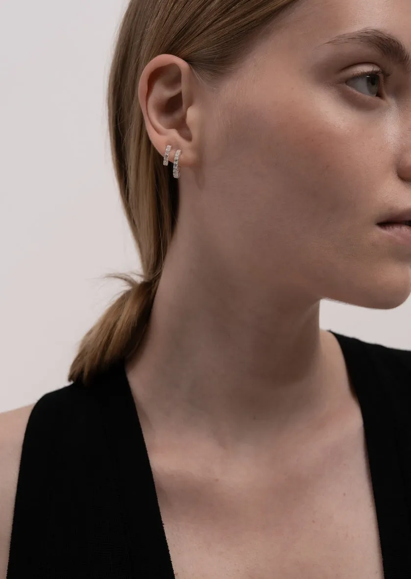 Lumière Hoop Earrings - Sterling silver sold by Skultuna product image thumbnail 2