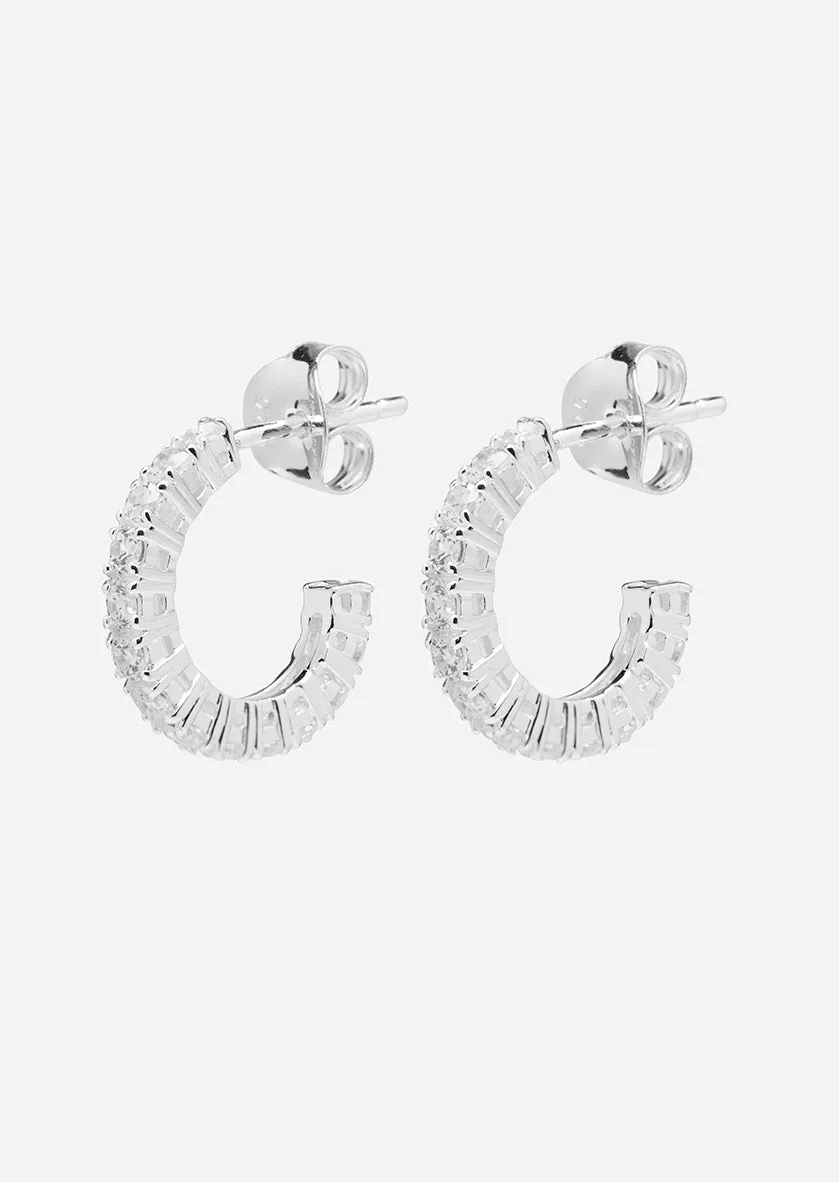 Lumière Hoop Earrings - Sterling silver sold by Skultuna