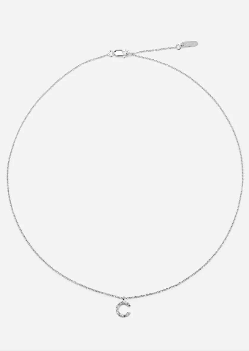 Pavé Letter - Sterling Silver - C sold by Skultuna product image thumbnail 2