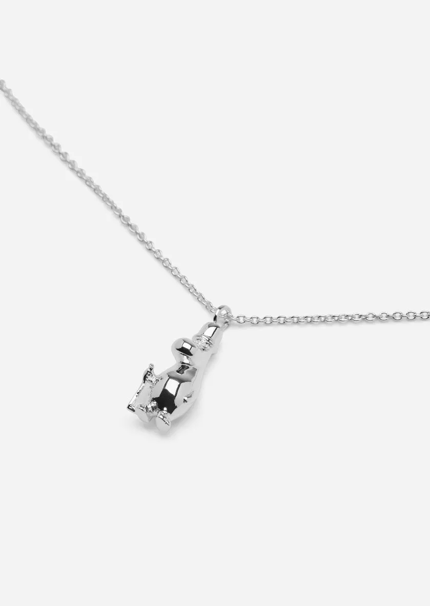 Moomin x Skultuna - Silver Plated - Muminpappa Necklace sold by Skultuna product image thumbnail 2