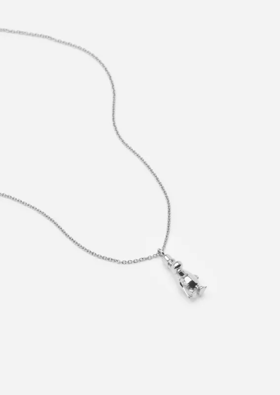 Moomin x Skultuna - Silver Plated - Muminpappa Necklace made by Skultuna