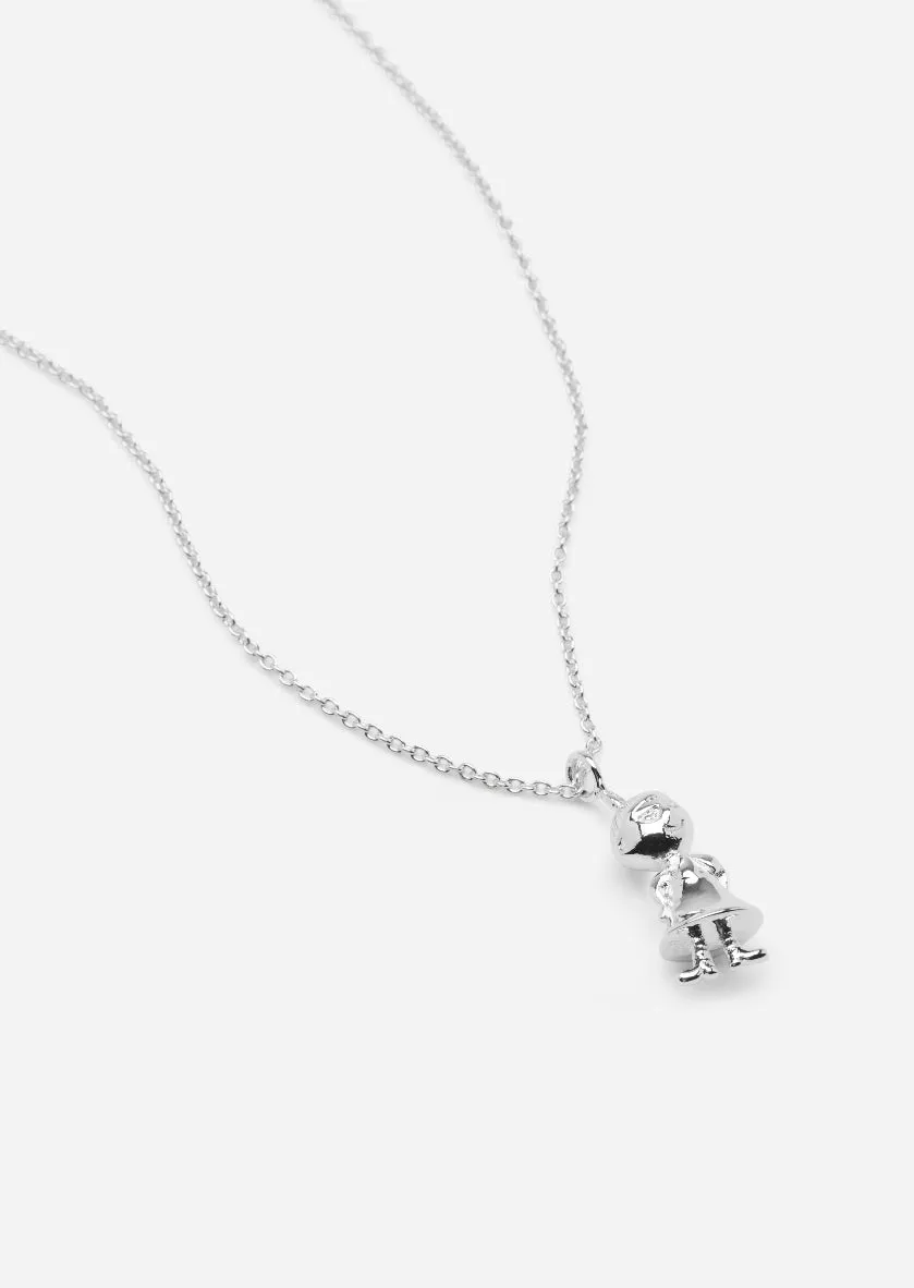 Moomin x Skultuna - Silver Plated - Lilla My Necklace sold by Skultuna