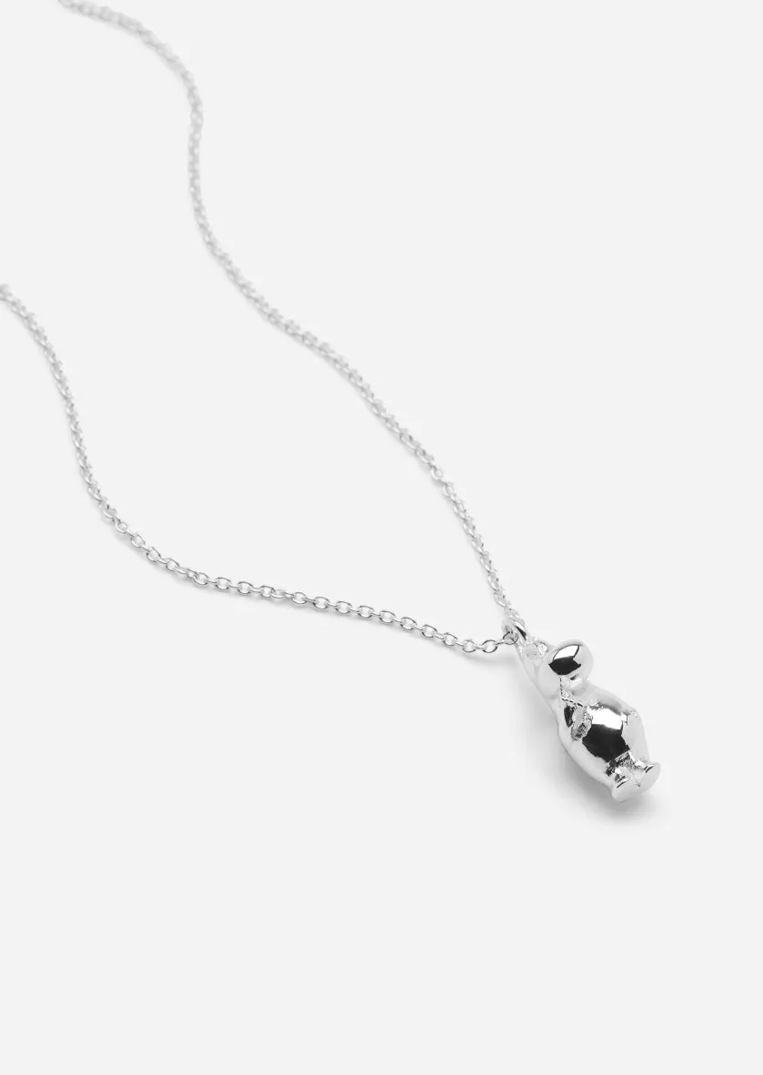 Moomin x Skultuna - Silver Plated - Snorkfröken Necklace sold by Skultuna